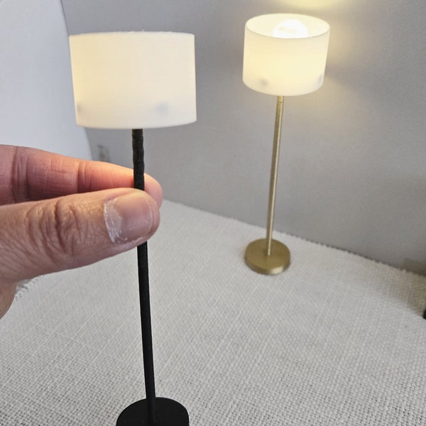 Miniature Dollhouse Modern Floor Lamp