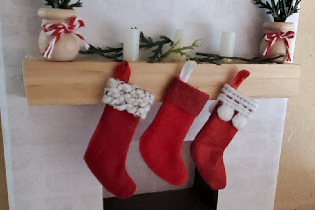 Miniature Dollhouse Christmas Stocking Etsy