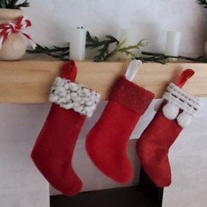 Miniature Dollhouse Christmas Stocking
