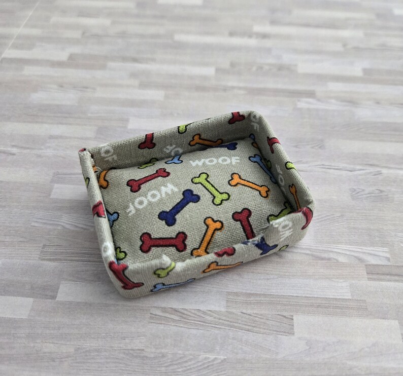 Dollhouse Miniature Dog Bed - Etsy