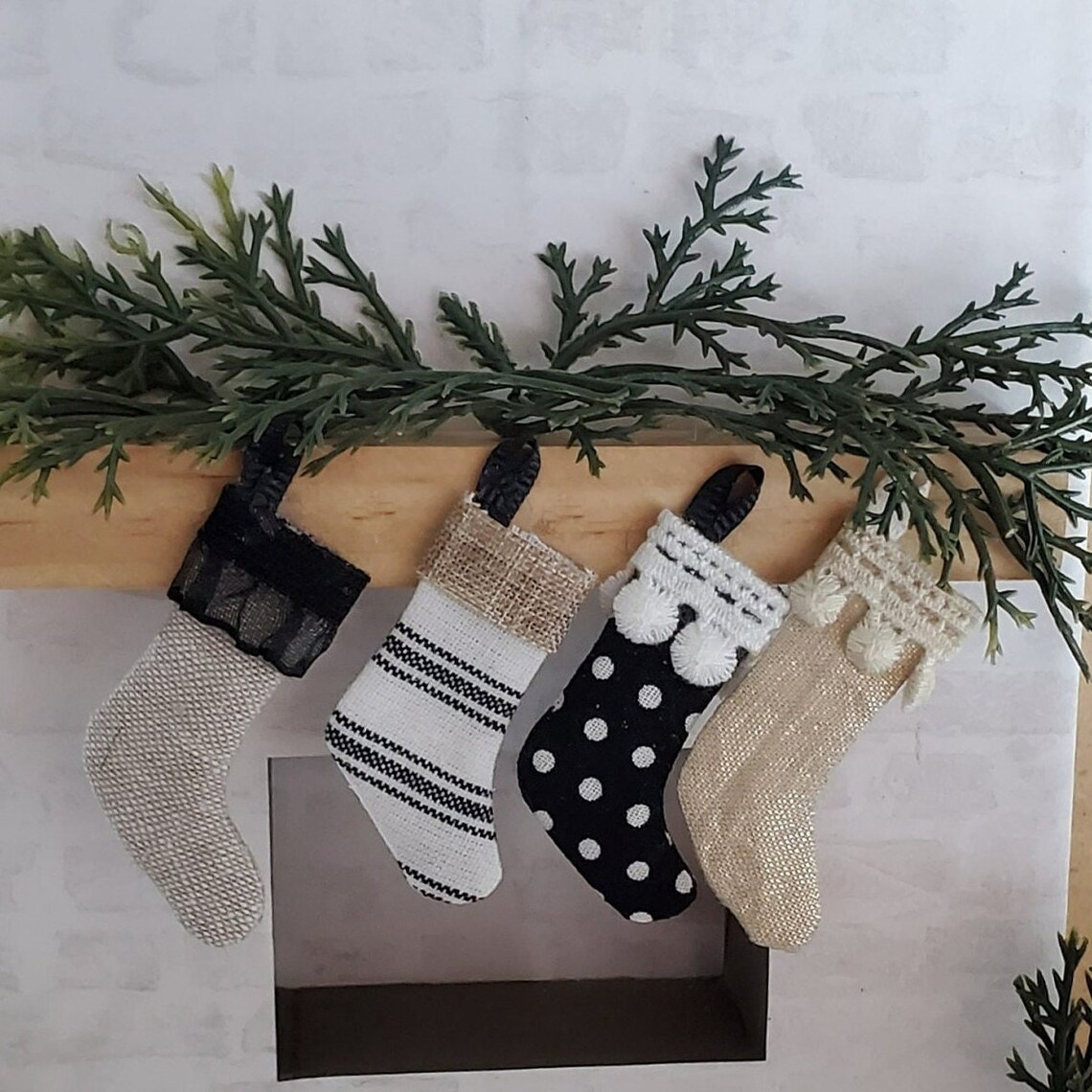 Miniature Dollhouse Christmas Stockings Etsy