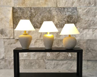Miniature Dollhouse Taupe Vessel Lamp