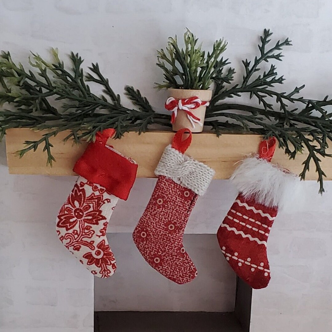 Miniature Dollhouse Christmas Stocking Etsy