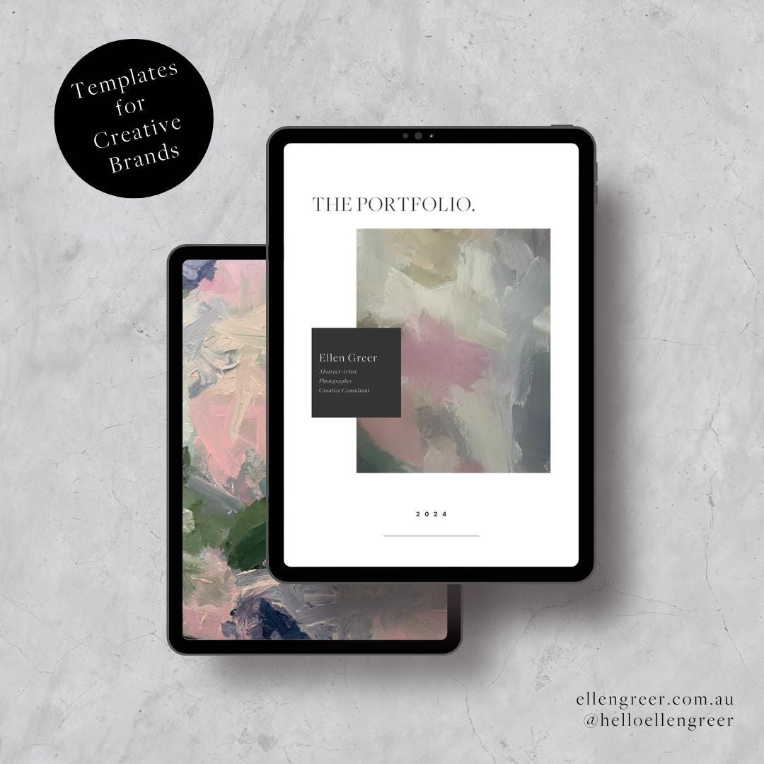 Artist Portfolio Template Library: Creative Business Catalogue (digital ...