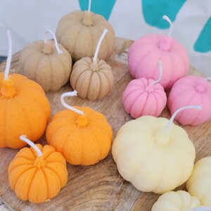 Pumpkin Candle Set of 4