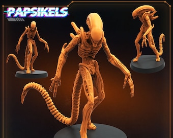 Xeno Drones - Miniatura de resina - Miniatura de mesa - Miniatura de fantasía - 32 mm - D&D - Miniatura de ciencia ficción - Papsikel