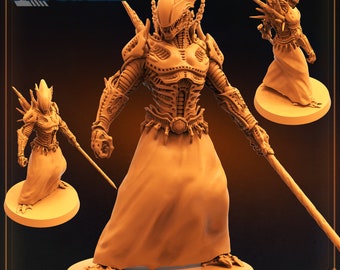 Xenosith 2 -  Resin Miniature - Tabletop  miniature - Fantasy Miniature - 32mm - D&D -  Sci-fi Miniature - Papsikel