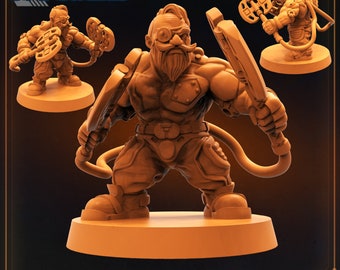 Rambutan C - 3D Printed Miniature - Sci-fi Miniature - Tabletop Miniature - D&D - Papsikel