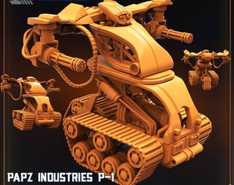 Gate Destroyer Resin Miniature: 32mm Sci-Fi D&D Tabletop RPG