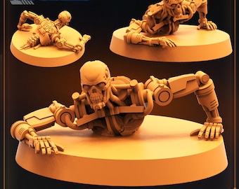 E-800 O -  Resin Miniature - Tabletop  miniature - Fantasy Miniature - 32mm - D&D -  Sci-fi Miniature- Papsikel