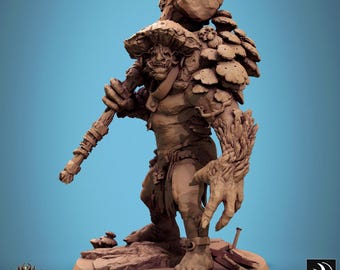 Mycogar -  Resin Miniature - Tabletop  miniature - Fantasy Miniature - 32mm - D&D -  Sci-fi Miniature - Papsikel DnD