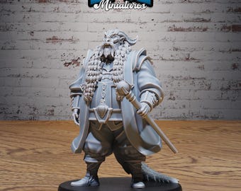 DnD Dragonborn -  Resin Miniature - Tabletop  miniature - Fantasy Miniature - 32mm - D&D -  Sci-fi Miniature - Rescale