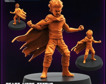 Tetsuo - Resin Miniatur - Tabletop Miniatur - Fantasy Miniatur - 32 mm - D&D - Sci-fi Miniatur - Papsikel