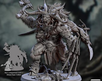 Epic Boss Varkoma - 3D Printed Miniature - Fantasy Miniature -Tabletop  Miniature - Tabletop Miniature - D&D - Artisan Guild DnD