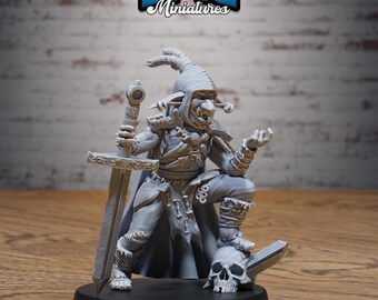 Goblin Troll Hunter -  32mm Fantasy Miniature - Tabletop -