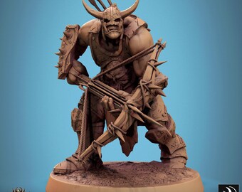 Infantry Orcs 1 -  Resin Miniature - Tabletop  miniature - Fantasy Miniature - 32mm - D&D -  Sci-fi Miniature - Papsikel DnD