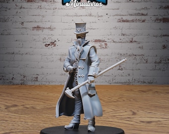 DnD Mind eater gentleman -  Resin Miniature - Tabletop  miniature - Fantasy Miniature - 32mm - D&D -  Sci-fi Miniature - Rescale