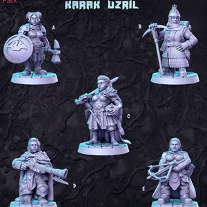Kujla Warrior - 3D Printed Miniature - Fantasy Miniature -Tabletop  Miniature - resin miniature - D&D - RN Estudio  DnD