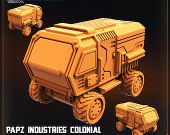 Hars Sci-Fi transportminiatuur: 32 mm D&D tafel-RPG