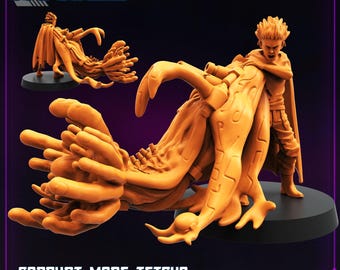 Corrupt Mode Tetsuo -  Resin Miniature - Tabletop  miniature - Fantasy Miniature - 32mm - D&D -  Sci-fi Miniature - Papsikel