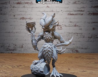 DnD Katakan Vampire -  Resin Miniature - Tabletop  miniature - Fantasy Miniature - 32mm - D&D -  Sci-fi Miniature