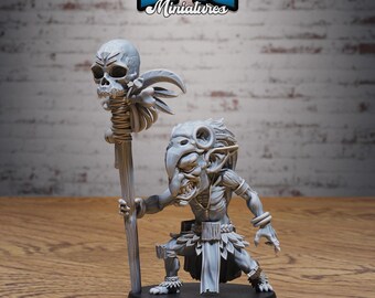 Shaman Goblin -  32mm Fantasy Miniature - Tabletop -