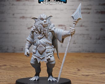 Nord Bugbear - Resin Miniatur - Tabletop Miniatur - Fantasy Miniatur - 32 mm - D&D - Sci-fi Miniatur