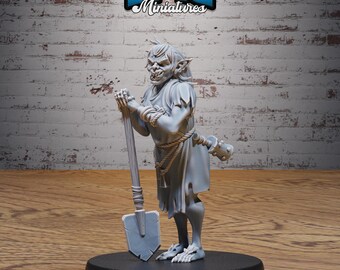 DnD Ghoul spawn -  Resin Miniature - Tabletop  miniature - Fantasy Miniature - 32mm - D&D -  Sci-fi Miniature