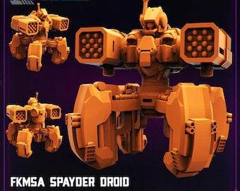 FKMSA Spyder-  Resin Miniature - Tabletop  miniature - Fantasy Miniature - 32mm - D&D -  Sci-fi Miniature - Papsikel