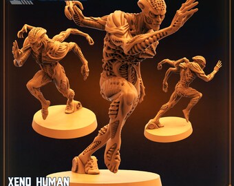 Hybrid Evolution -  Resin Miniature - Tabletop  miniature - Fantasy Miniature - 32mm - D&D -  Sci-fi Miniature - Papsikel