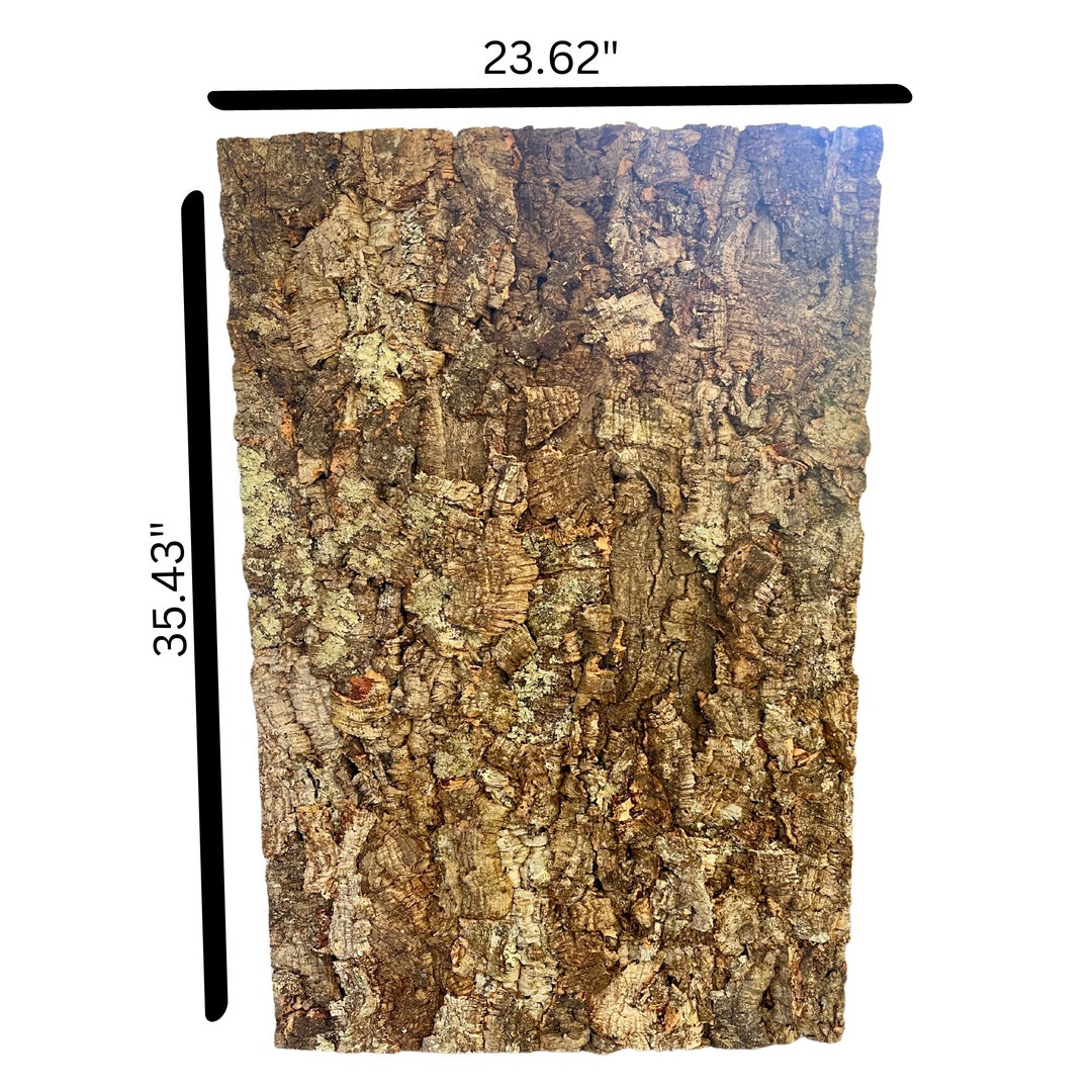 Large Natural 3D Cork Bark Tiles, Large Wall Tiles, Rustic Wall Tiles