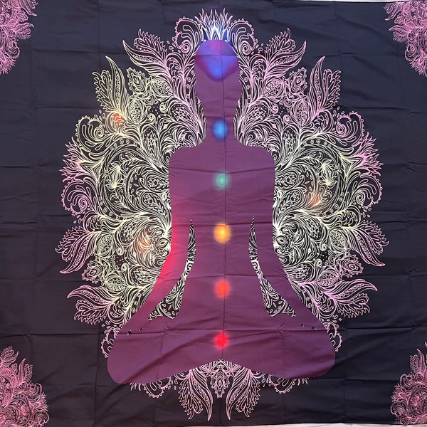 Meditating Chakra Tapestry (Single)