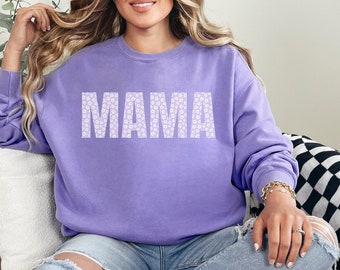Trendig blommig mammatröja | Present till nybliven mamma | Graviditetskläder