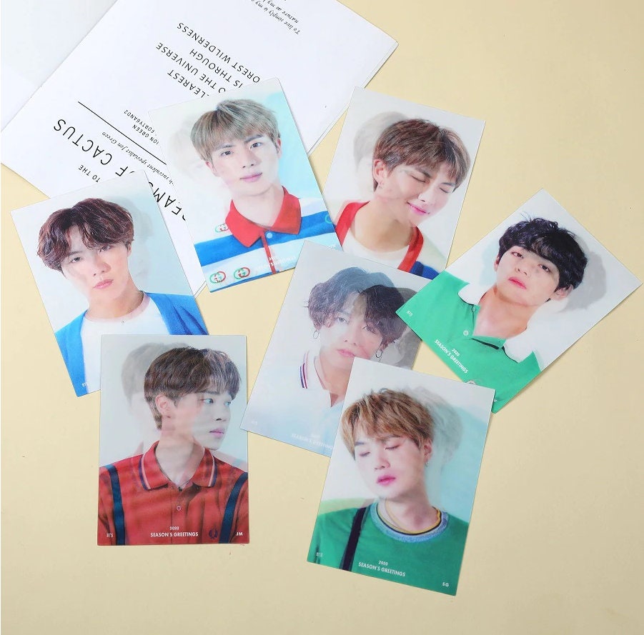 BTS Season's Greetings 2020 Lenticular Cards UNOFFICIAL - Etsy