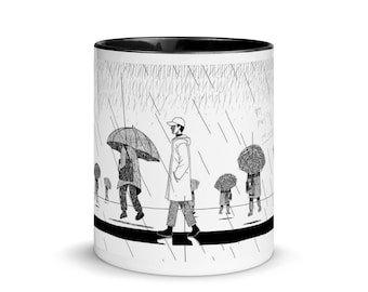 BTS RM Mono Mug with Color Inside