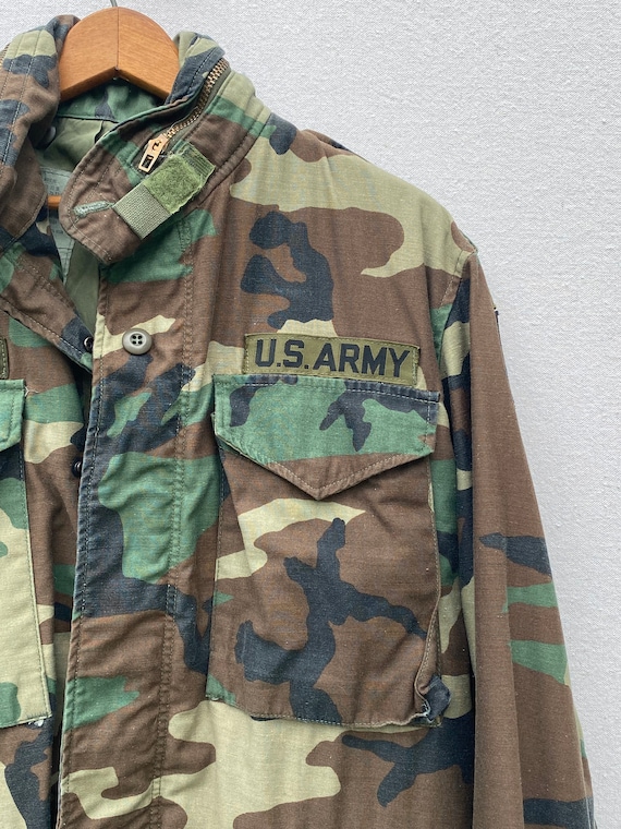 Cold-Weather M-65 Vintage Field Jacket  - Woodlan… - image 2