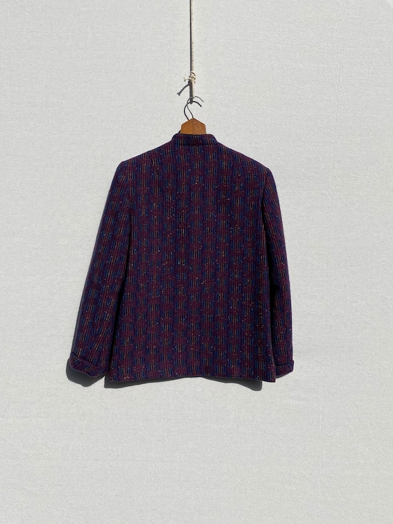 80s Wool Evan Picone Jacket. Multicolor. Women's … - image 8