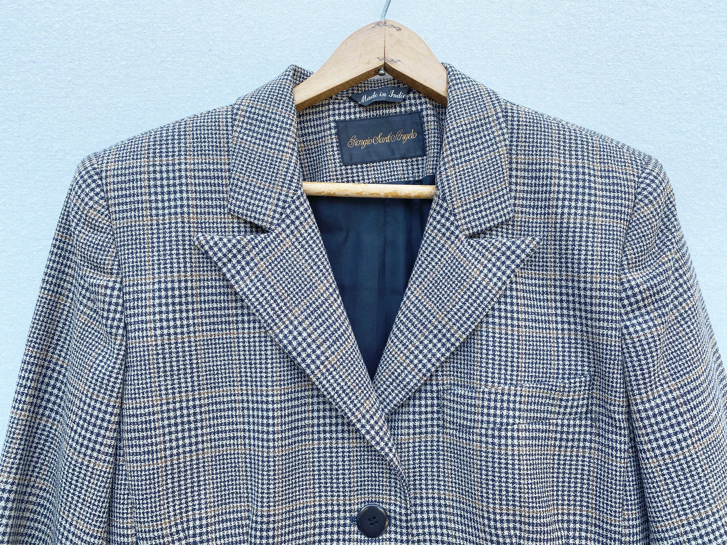Vintage Giorgio Sant Angelo Blazer. Houndstooth. Womens Small. - Etsy
