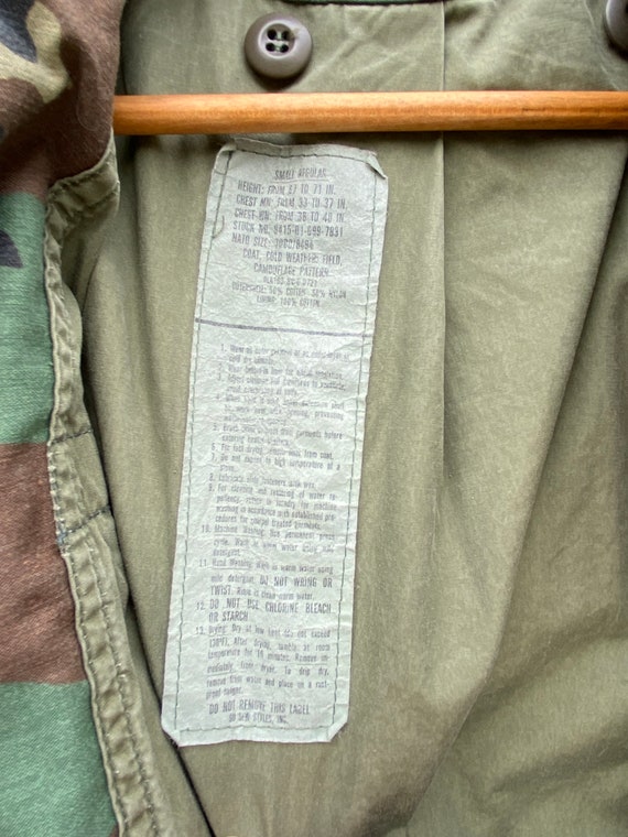 Cold-Weather M-65 Vintage Field Jacket  - Woodlan… - image 7