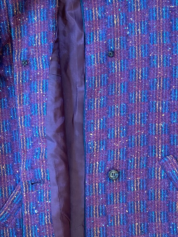 80s Wool Evan Picone Jacket. Multicolor. Women's … - image 9
