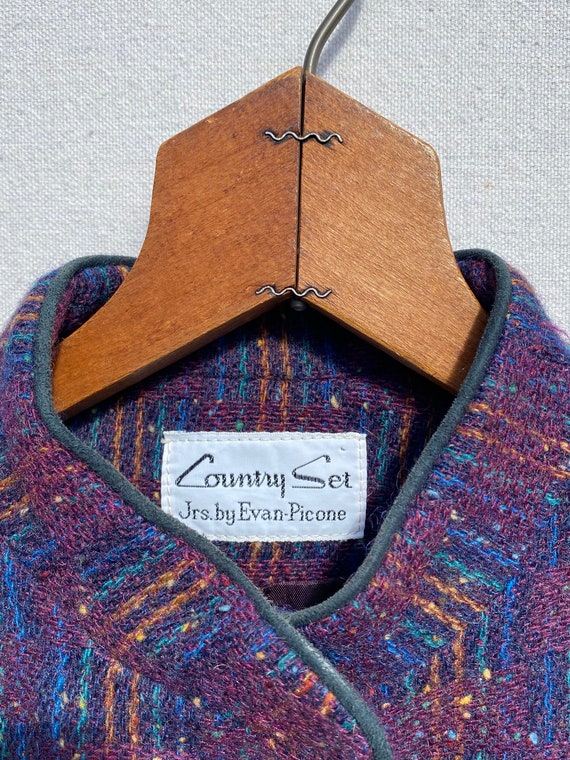 80s Wool Evan Picone Jacket. Multicolor. Women's … - image 6