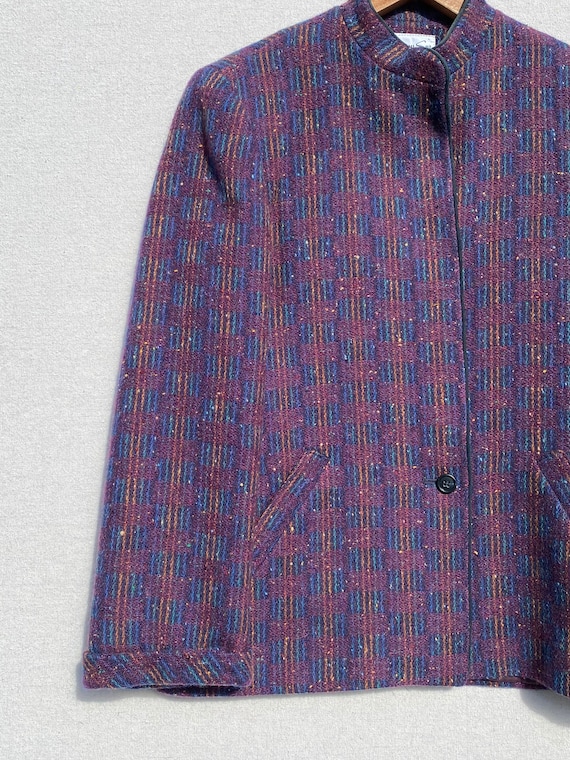 80s Wool Evan Picone Jacket. Multicolor. Women's … - image 5