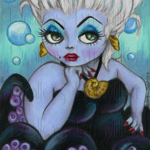 Sea Witch - Wood Mounted Print