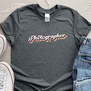 Retro Photographer Shirt, Vintage Photographer Shirt, Photographer Shirt, Photo Lover Shirt, Gift For Photographer,Gift For Her,Gift For Him