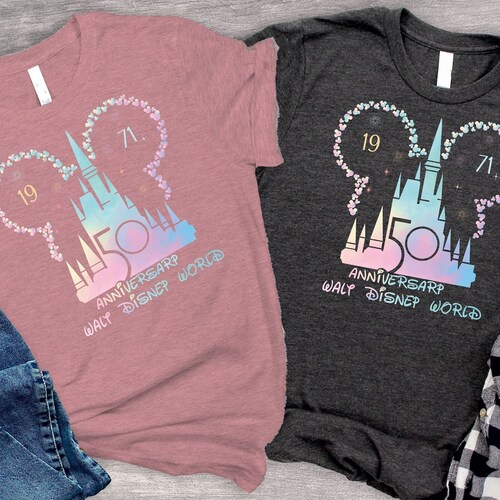 50th Anniversary Shirt, Disney Shirt, Disney Trip Shirt, 50th Anniversary Celebrating Matching Shirt, Disney World Shirt