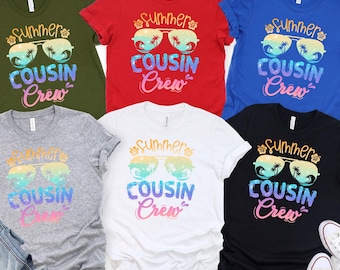 Summer Cousin Crew Shirt, Matching Cousin Vacation Shirt, Family Reunion Shirt, Cute Summer Graphic Shirt, Beach Trip Group Shirt for Cousin