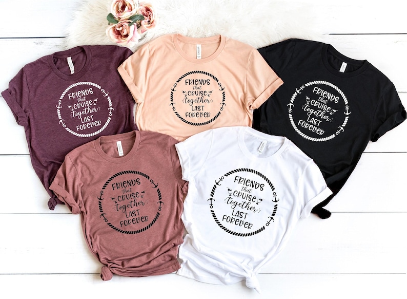 Friends Cruise Matching Shirt, Summer Vacation Tee image 8