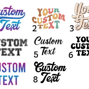 a set of four different types of text