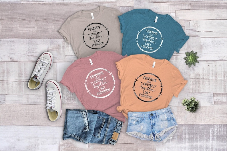Friends Cruise Matching Shirt, Summer Vacation Tee image 5