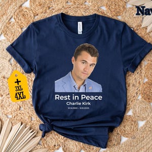 Charlie Kirk Rip Shirt - Etsy